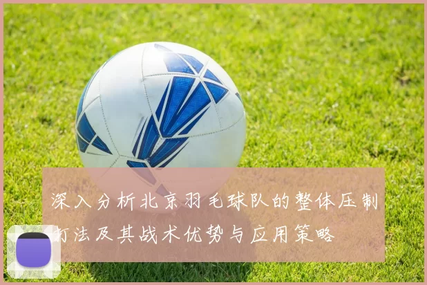 深入分析北京羽毛球队的整体压制打法及其战术优势与应用策略