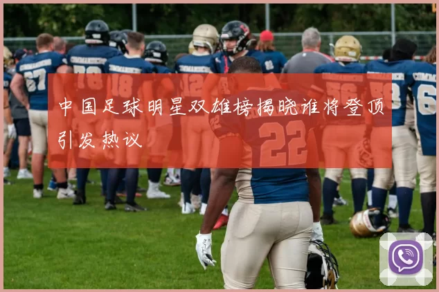 中国足球明星双雄榜揭晓谁将登顶引发热议